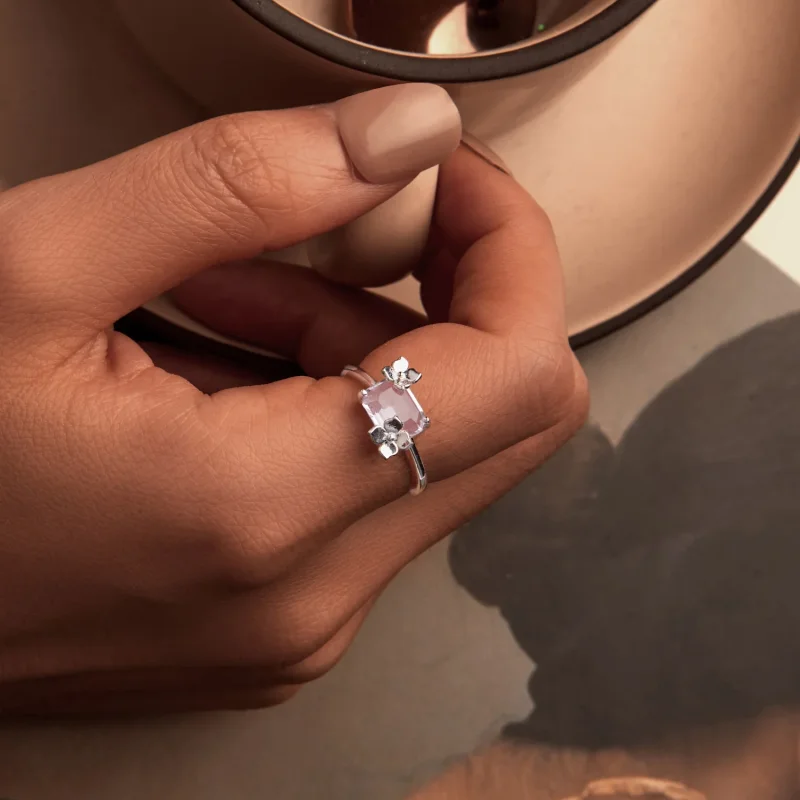 (immagine per) Anello fiore stile PANDORA - SCR1012 - Visualizza 5