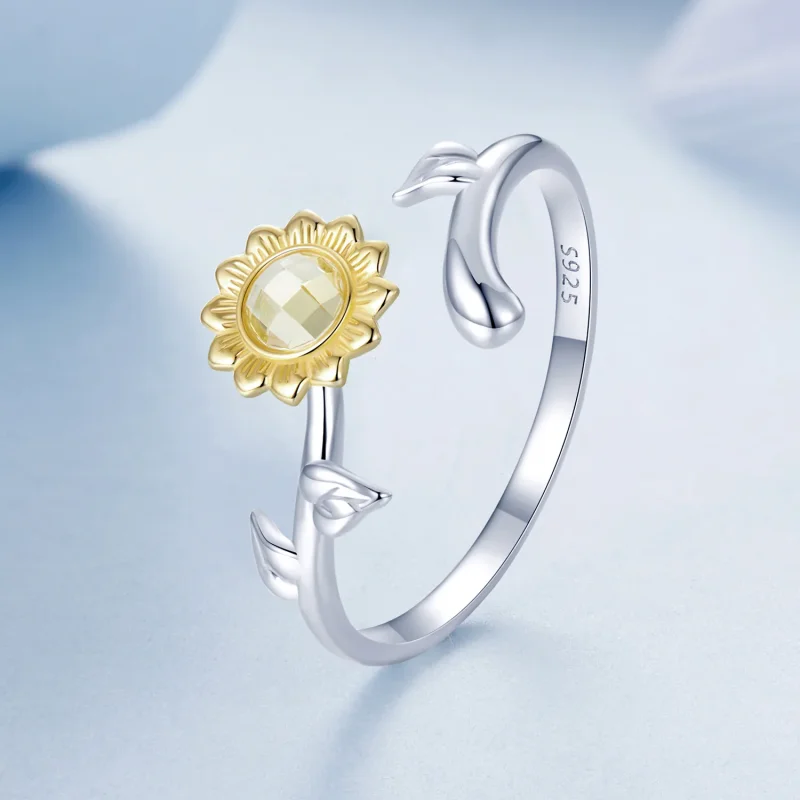 (immagine per) Anello girasole stile PANDORA - BSR549-E - Visualizza 2