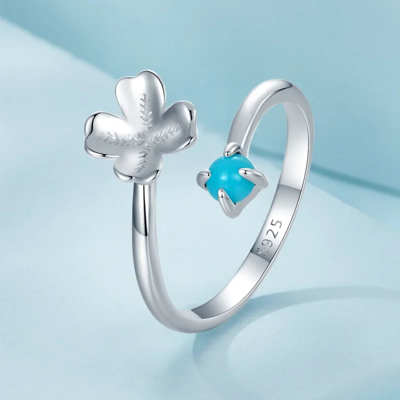 (immagine per) Anello quadrifoglio stile PANDORA - SCR1023-E - Visualizza 2