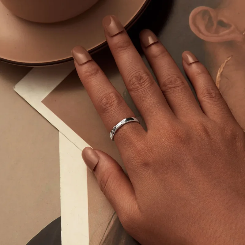 (immagine per) Anello semplice stile PANDORA - BSR524 - Visualizza 6