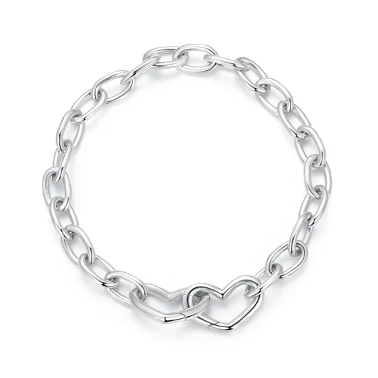 (immagine per) Bracciale doppio cuore stile PANDORA - BSB172