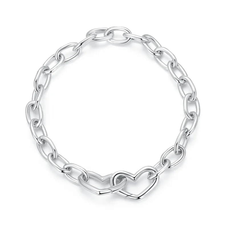 (immagine per) Bracciale doppio cuore stile PANDORA - BSB172