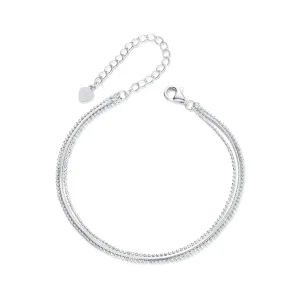 (immagine per) Bracciale semplice a tre strati stile PANDORA - BSB164