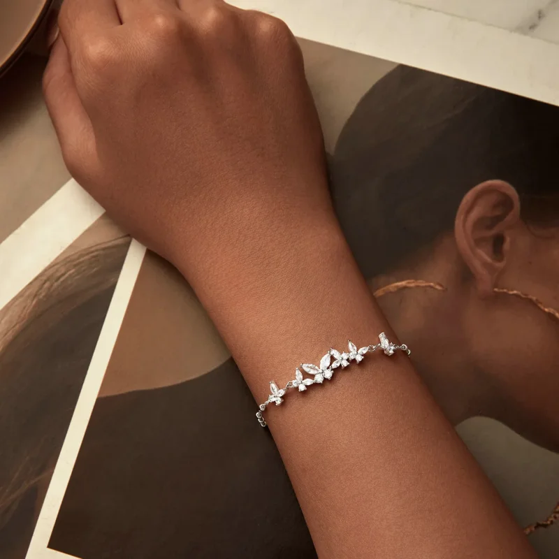 (immagine per) Bracciale volante con farfalla stile PANDORA - BSB162 - Visualizza 4