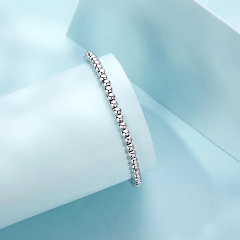 (immagine per) Catena base fai da te con perline in argento stile PANDORA - SCB267 - Visualizza 2