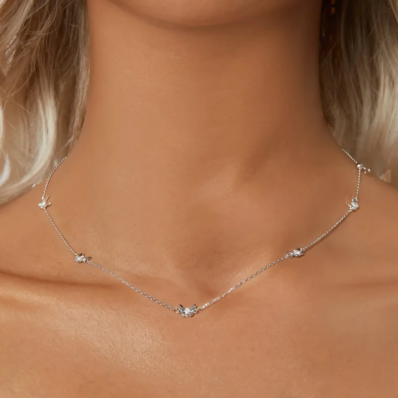 (immagine per) Catena per clavicola a farfalla piccola stile PANDORA - BSN376 - Visualizza 5