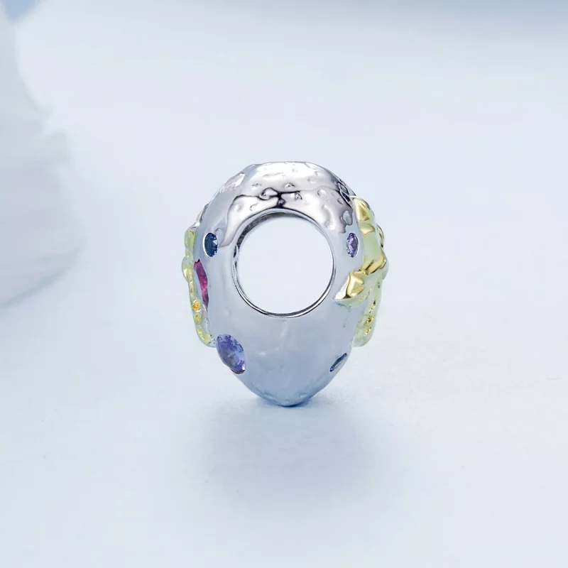(immagine per) Ciondolo a forma di cuore con croce vintage stile PANDORA - BSC1006 - Visualizza 3