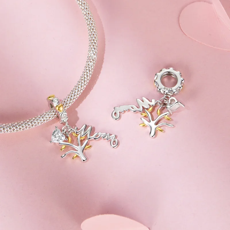 (immagine per) Ciondolo albero della vita per la festa della mamma in stile PANDORA - BSC1000 - Visualizza 4