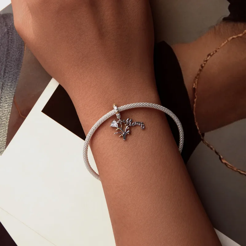 (immagine per) Ciondolo albero della vita per la festa della mamma in stile PANDORA - BSC1000 - Visualizza 5