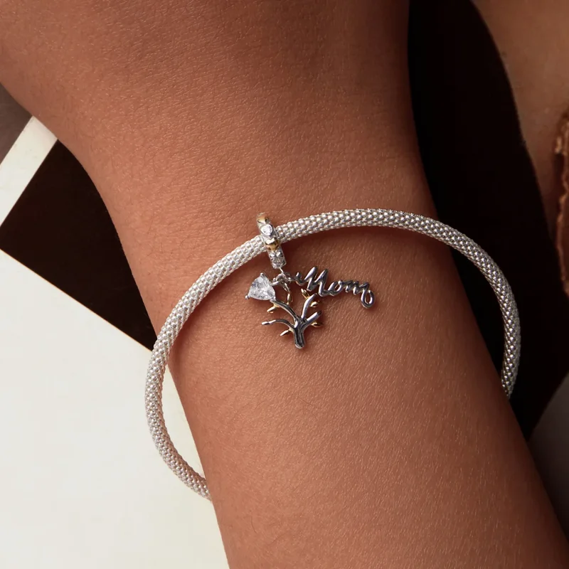 (immagine per) Ciondolo albero della vita per la festa della mamma in stile PANDORA - BSC1000 - Visualizza 6