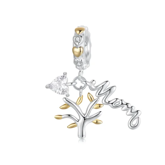 (immagine per) Ciondolo albero della vita per la festa della mamma in stile PANDORA - BSC1000