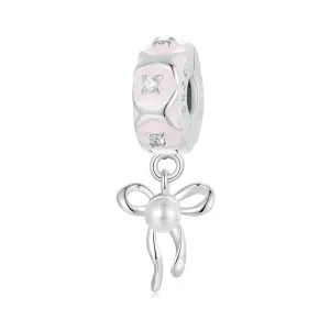 (immagine per) Ciondolo con fibbia di posizionamento dell'arco da balletto stile PANDORA - SCC2763