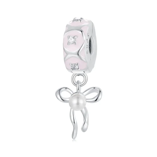 (immagine per) Ciondolo con fibbia di posizionamento dell'arco da balletto stile PANDORA - SCC2763