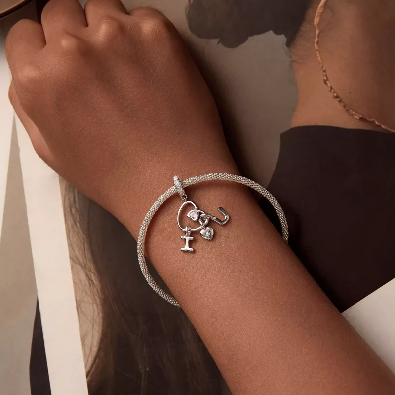 (immagine per) Ciondolo d'amore con lettera di San Valentino in stile PANDORA - BSC972 - Visualizza 5