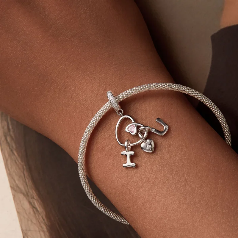 (immagine per) Ciondolo d'amore con lettera di San Valentino in stile PANDORA - BSC972 - Visualizza 6