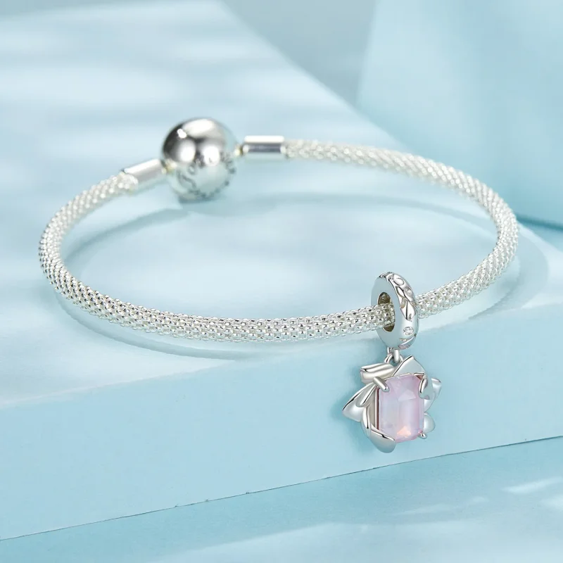 (immagine per) Ciondolo loto stile PANDORA - SCC2730 - Visualizza 3