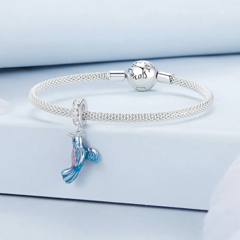 (immagine per) Ciondolo Martin pescatore stile PANDORA - BSC1004 - Visualizza 3