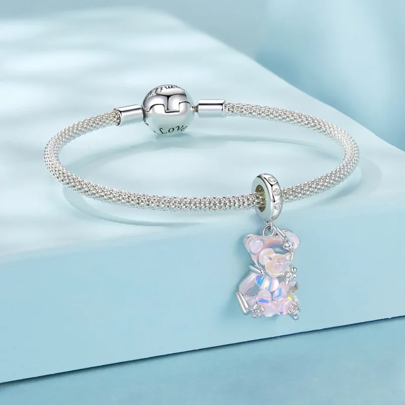 (immagine per) Ciondolo orso fantasy in stile PANDORA - SCC2754 - Visualizza 3