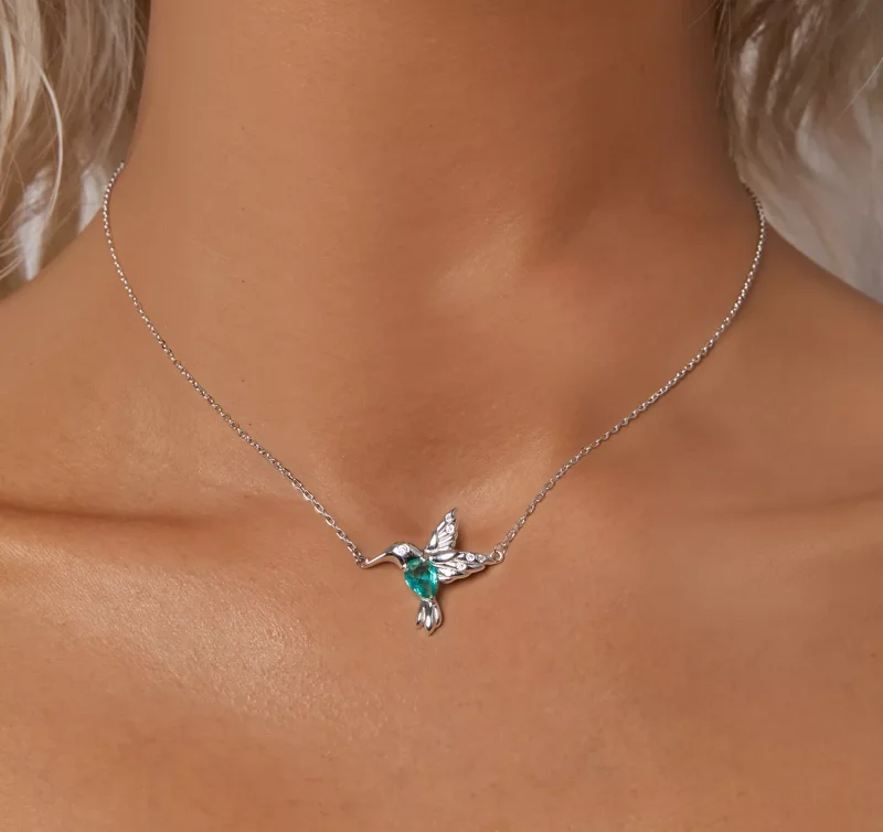 (immagine per) Collana colibrì stile PANDORA - BSN378 - Visualizza 5