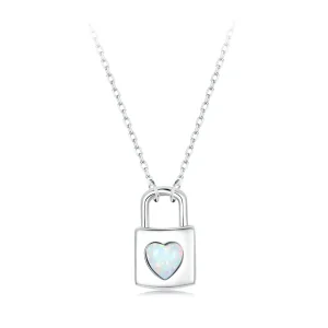 (immagine per) Collana con lucchetto a cuore stile PANDORA - BSN377