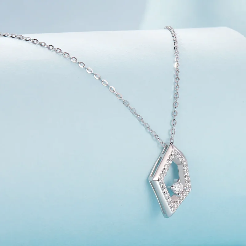 (immagine per) Collana con scintillii geometrici stile PANDORA - SCN517 - Visualizza 2