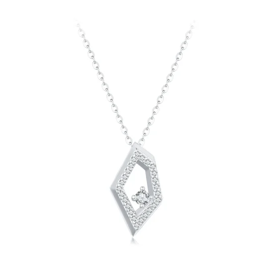 (immagine per) Collana con scintillii geometrici stile PANDORA - SCN517