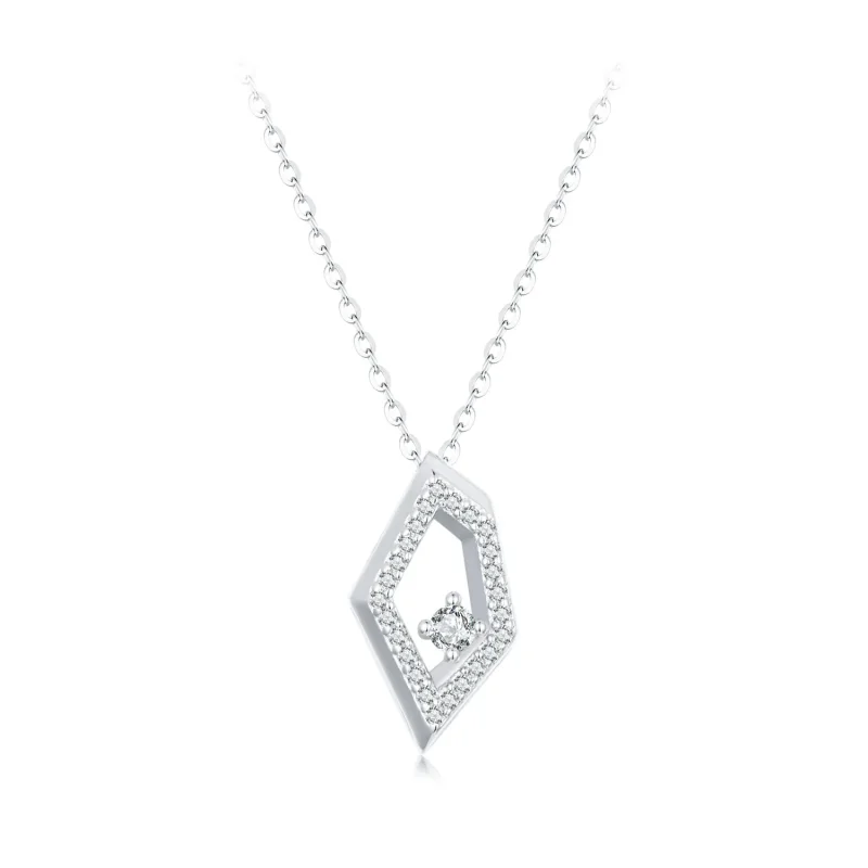 (immagine per) Collana con scintillii geometrici stile PANDORA - SCN517