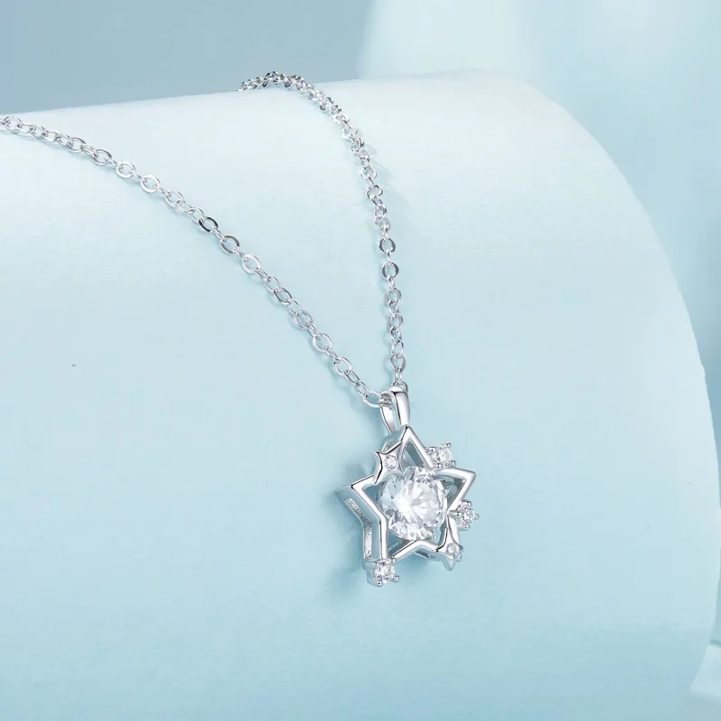 (immagine per) Collana con stella stile PANDORA - SCN523 - Visualizza 2