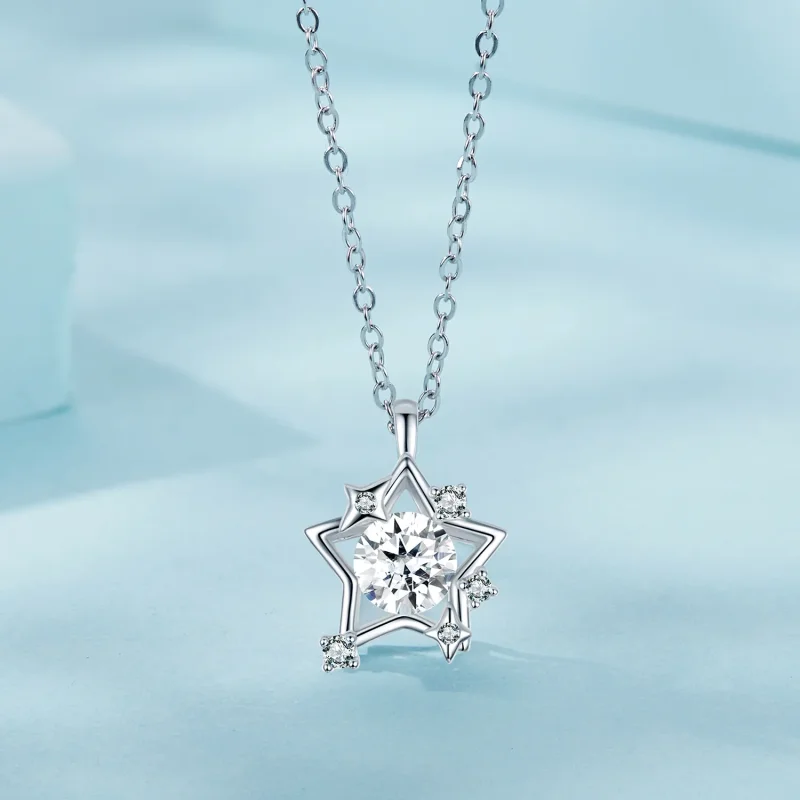 (immagine per) Collana con stella stile PANDORA - SCN523 - Visualizza 3
