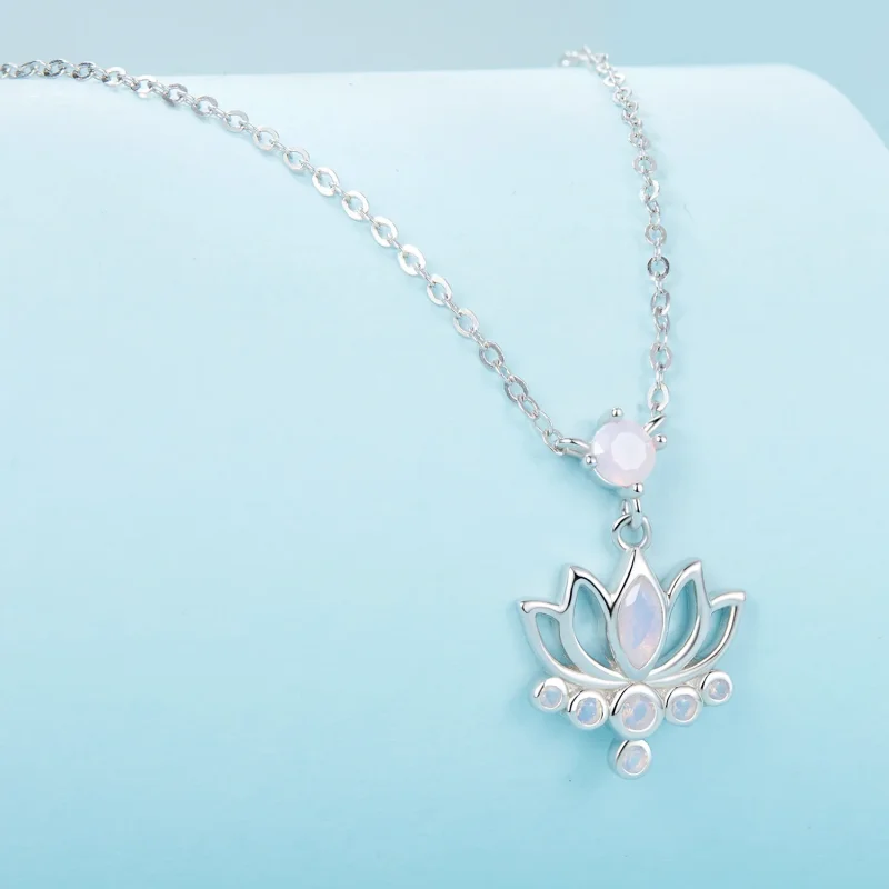 (immagine per) Collana di loto stile PANDORA - SCN520 - Visualizza 2