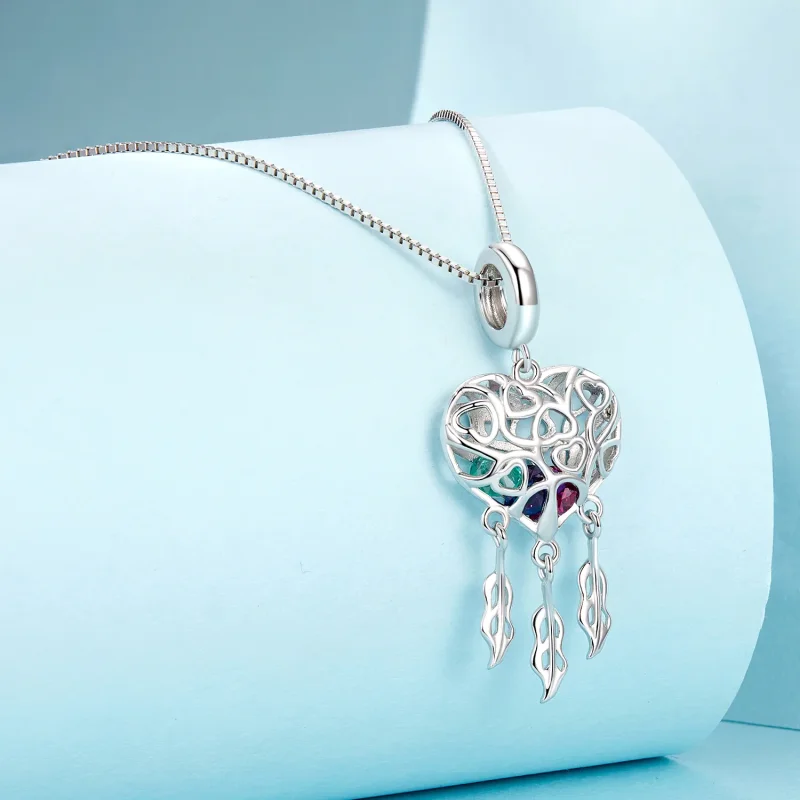 (immagine per) Collana PANDORA Style Love Tree Of Life Dream Catcher - SCN519 - Visualizza 2