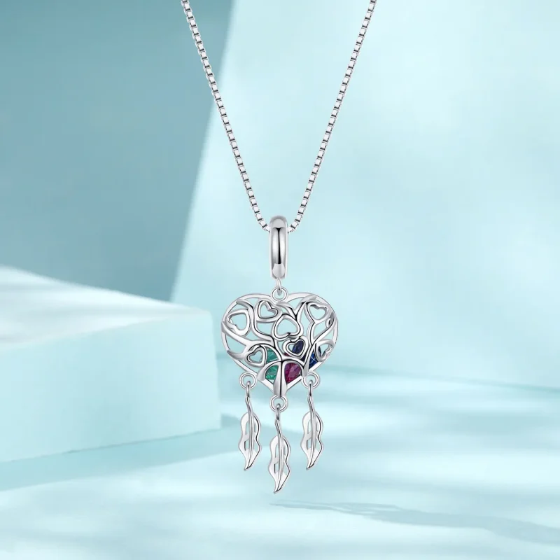 (immagine per) Collana PANDORA Style Love Tree Of Life Dream Catcher - SCN519 - Visualizza 3