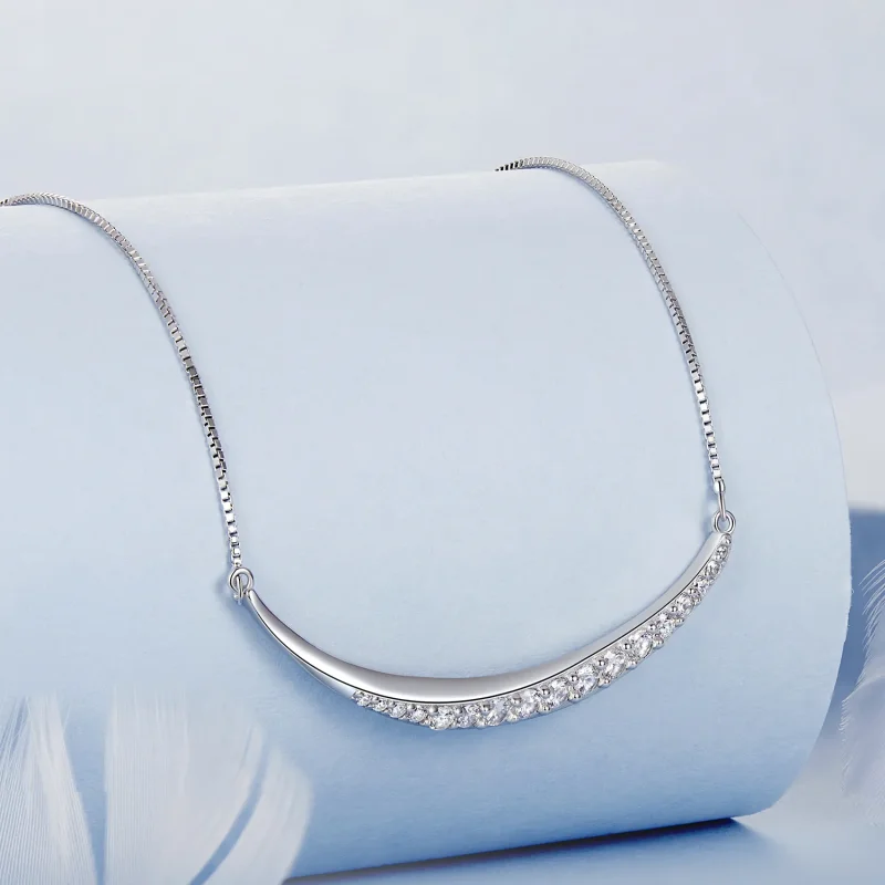 (immagine per) Collana PANDORA Style Moon Smile - BSN374 - Visualizza 2