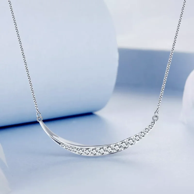 (immagine per) Collana PANDORA Style Moon Smile - BSN374 - Visualizza 3