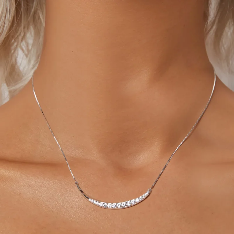 (immagine per) Collana PANDORA Style Moon Smile - BSN374 - Visualizza 5