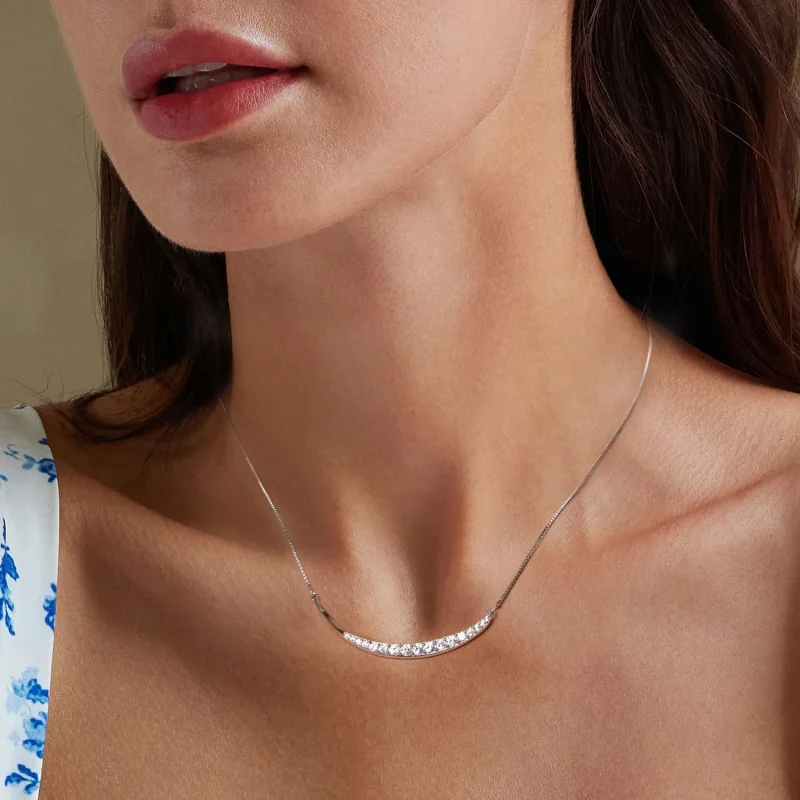 (immagine per) Collana PANDORA Style Moon Smile - BSN374 - Visualizza 7