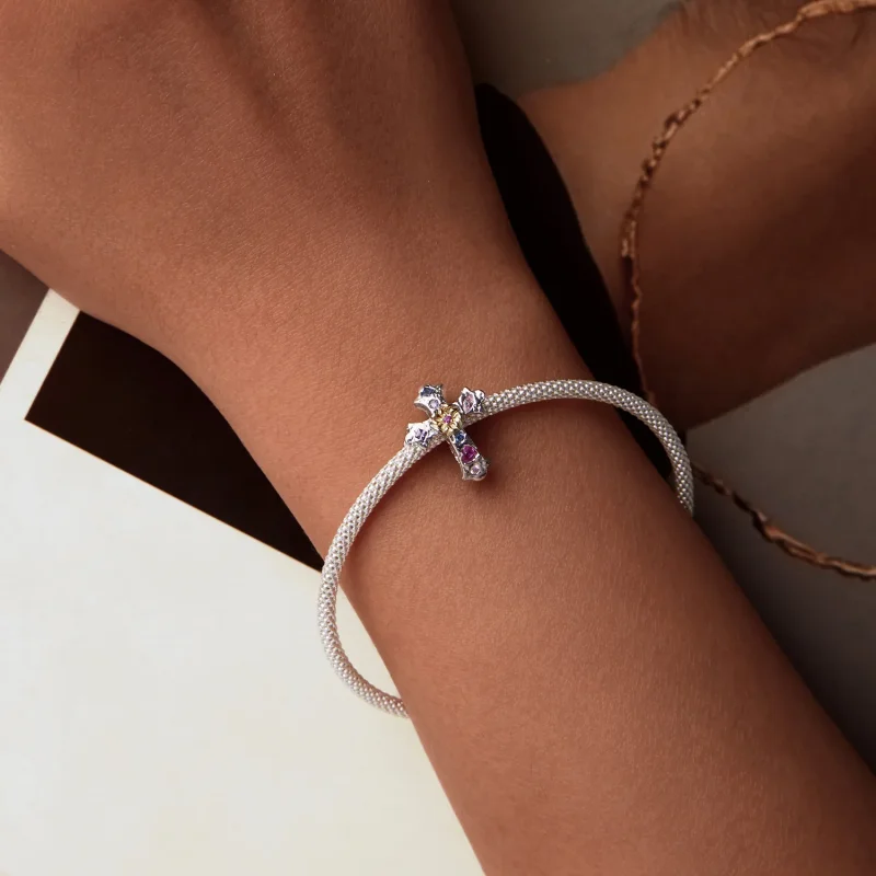 (immagine per) Croce vintage stile PANDORA - BSC1005 - Visualizza 5
