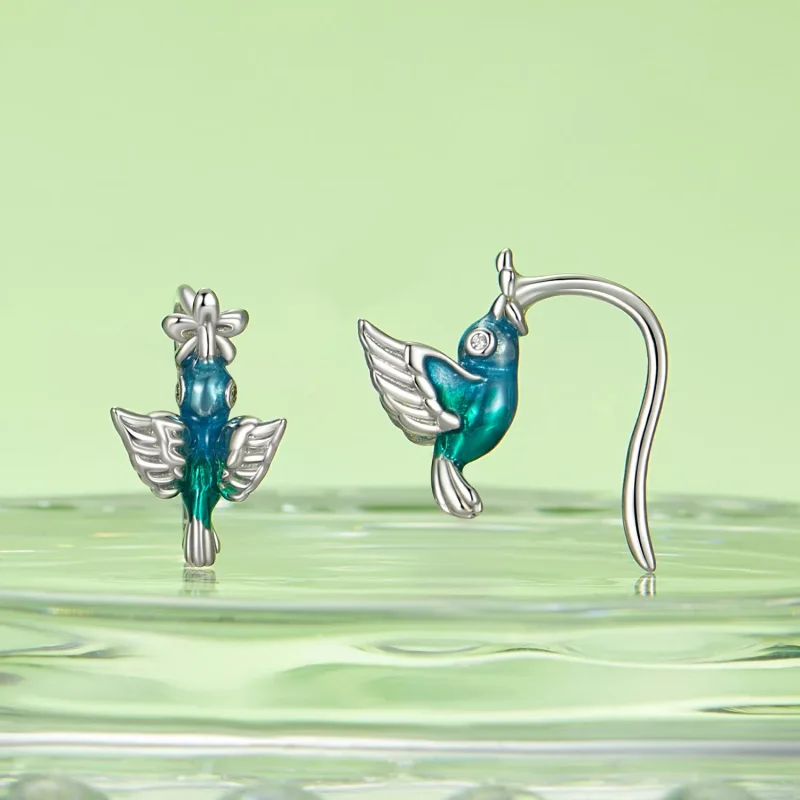 (immagine per) Gancio per l'orecchio colibrì stile PANDORA - BSE990 - Visualizza 2