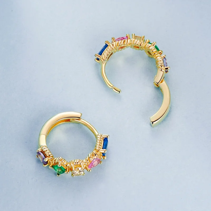 (immagine per) Orecchini colorati stile PANDORA - BSE974 - Visualizza 4