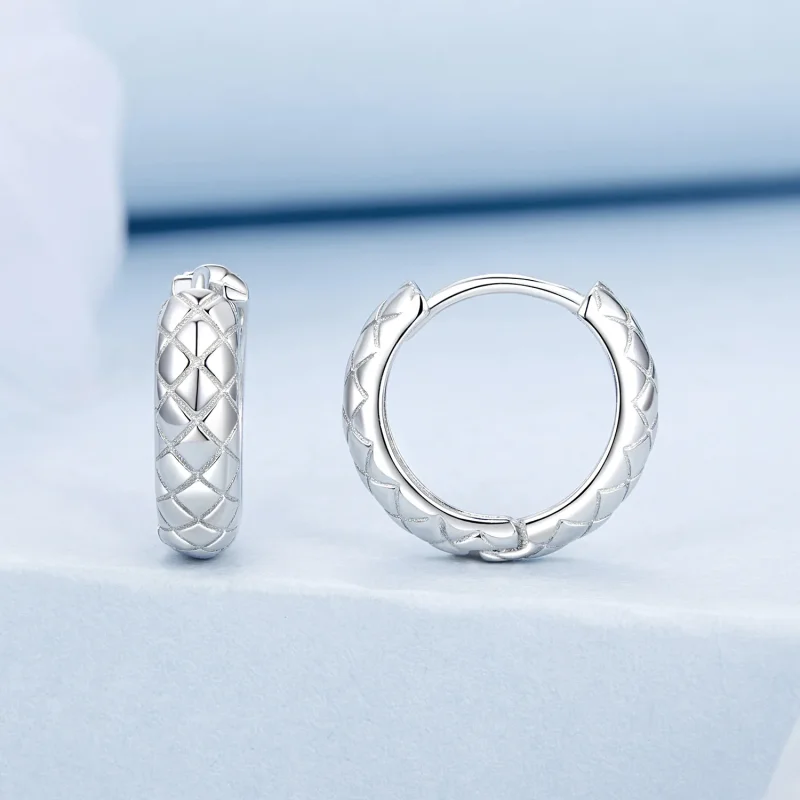 (immagine per) Orecchini con motivo diamante stile PANDORA - BSE983 - Visualizza 2