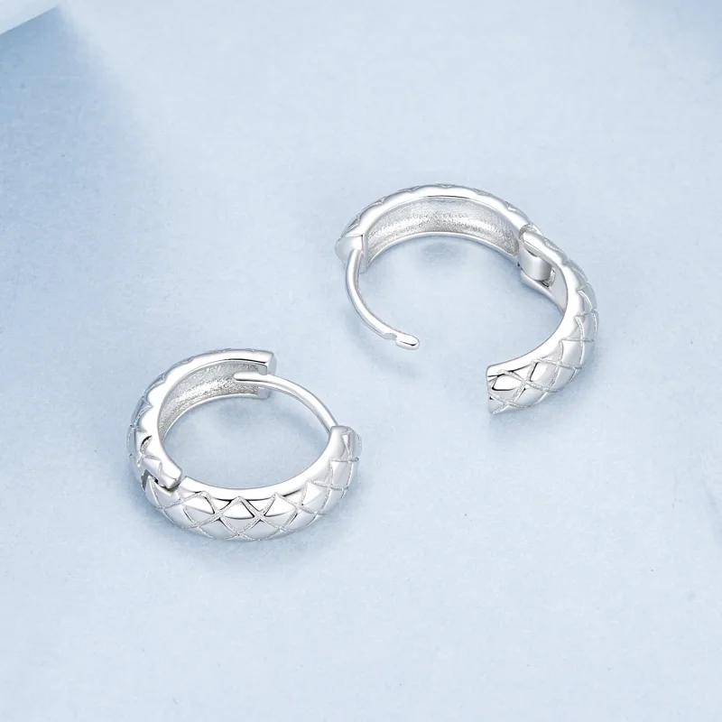 (immagine per) Orecchini con motivo diamante stile PANDORA - BSE983 - Visualizza 4