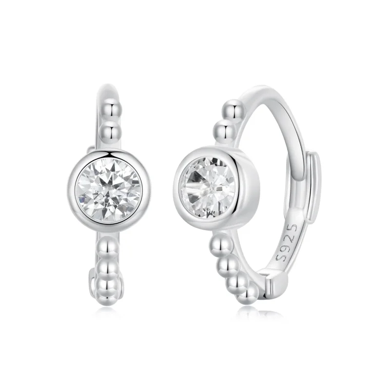 (immagine per) Orecchini con perline semplici in argento sterling stile PANDORA - SCE1731