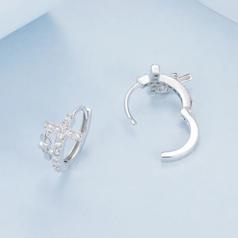 (immagine per) Orecchini croce stile PANDORA - BSE1002 - Visualizza 4