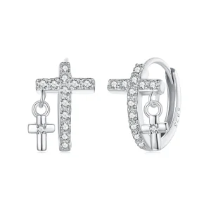 (immagine per) Orecchini croce stile PANDORA - BSE1002