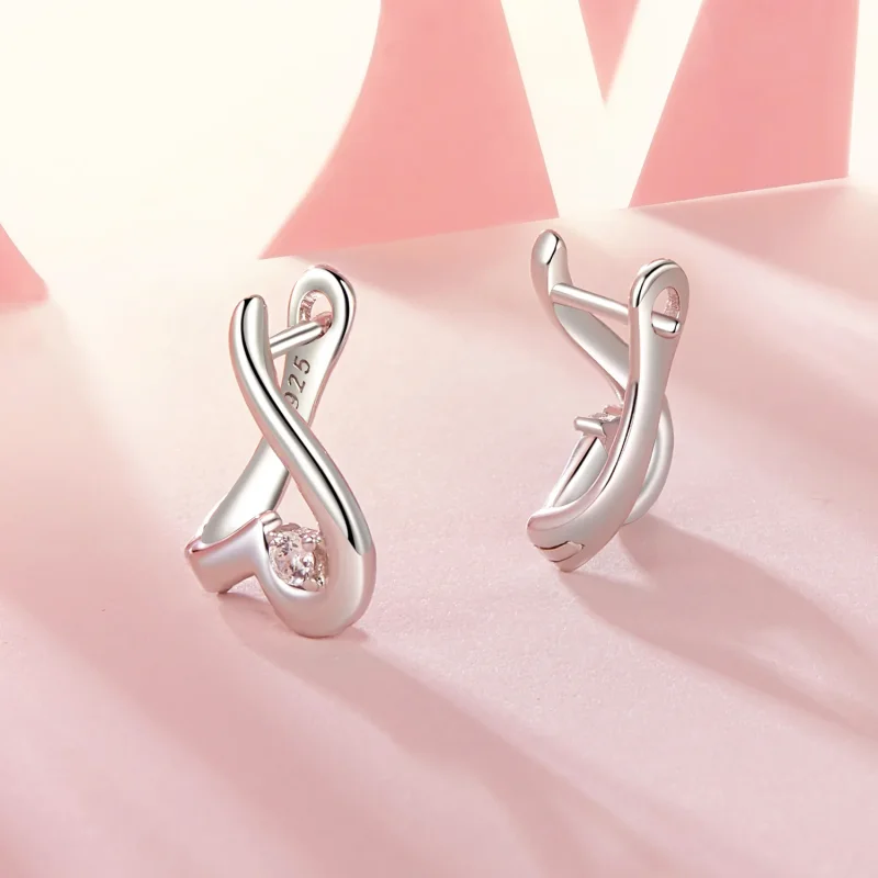 (immagine per) Orecchini d'amore stile PANDORA - BSE970 - Visualizza 2