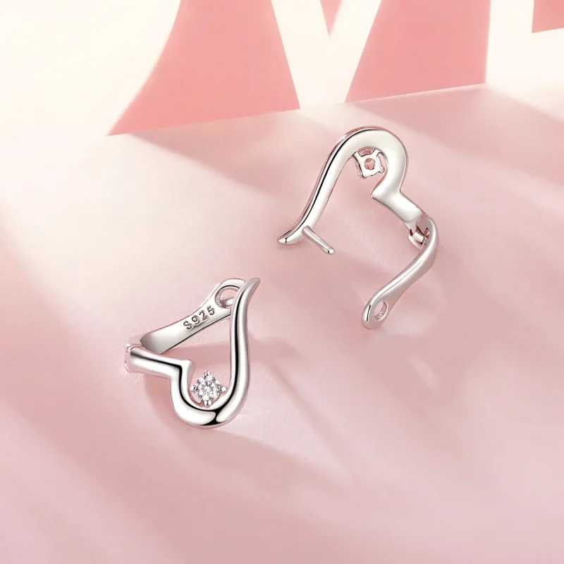 (immagine per) Orecchini d'amore stile PANDORA - BSE970 - Visualizza 3