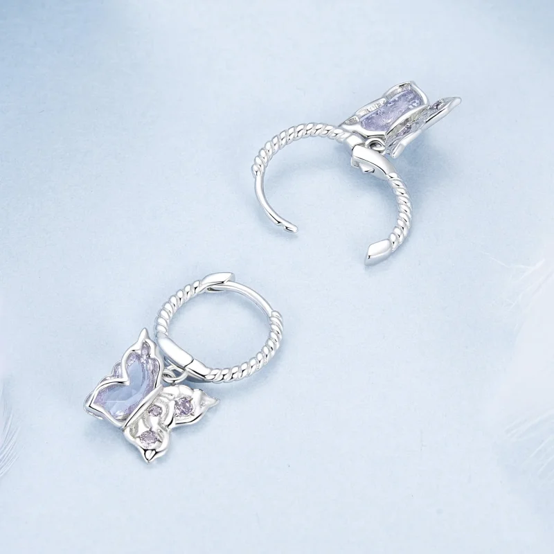 (immagine per) Orecchini farfalla stile PANDORA - BSE986 - Visualizza 4