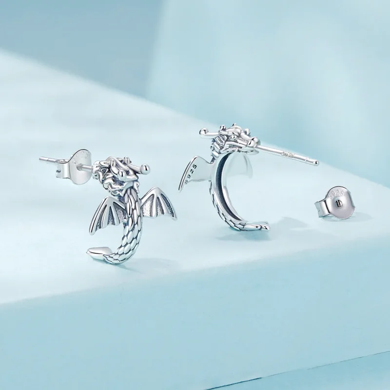 (immagine per) Orecchini Feilong stile PANDORA - SCE1734 - Visualizza 2