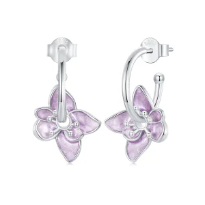 (immagine per) Orecchini fiore viola stile PANDORA - BSE976