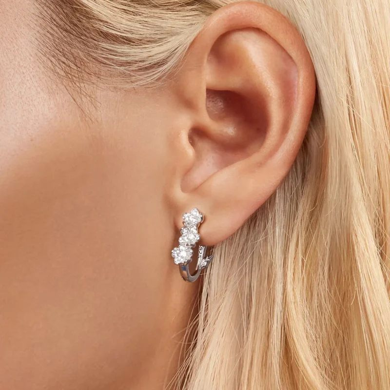 (immagine per) Orecchini floreali stile PANDORA - BSE982 - Visualizza 5